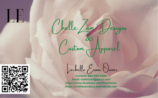 ChelleZam Designs & Custom Apparel, LLC Gift Card